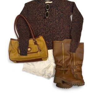 vtg vintage retro rainbow boho indie fairycore knit sweater